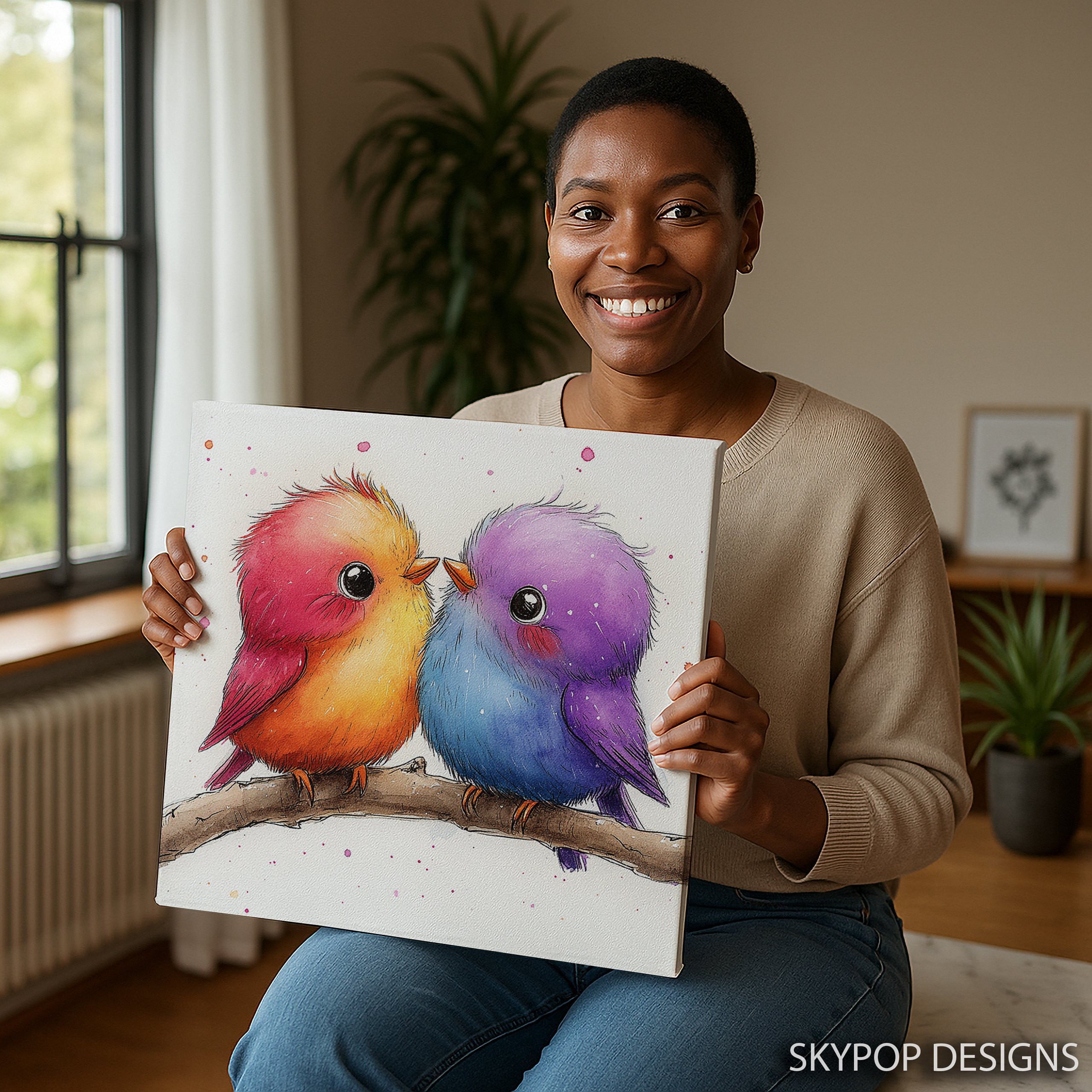 9.jpg Colorful Birds Art