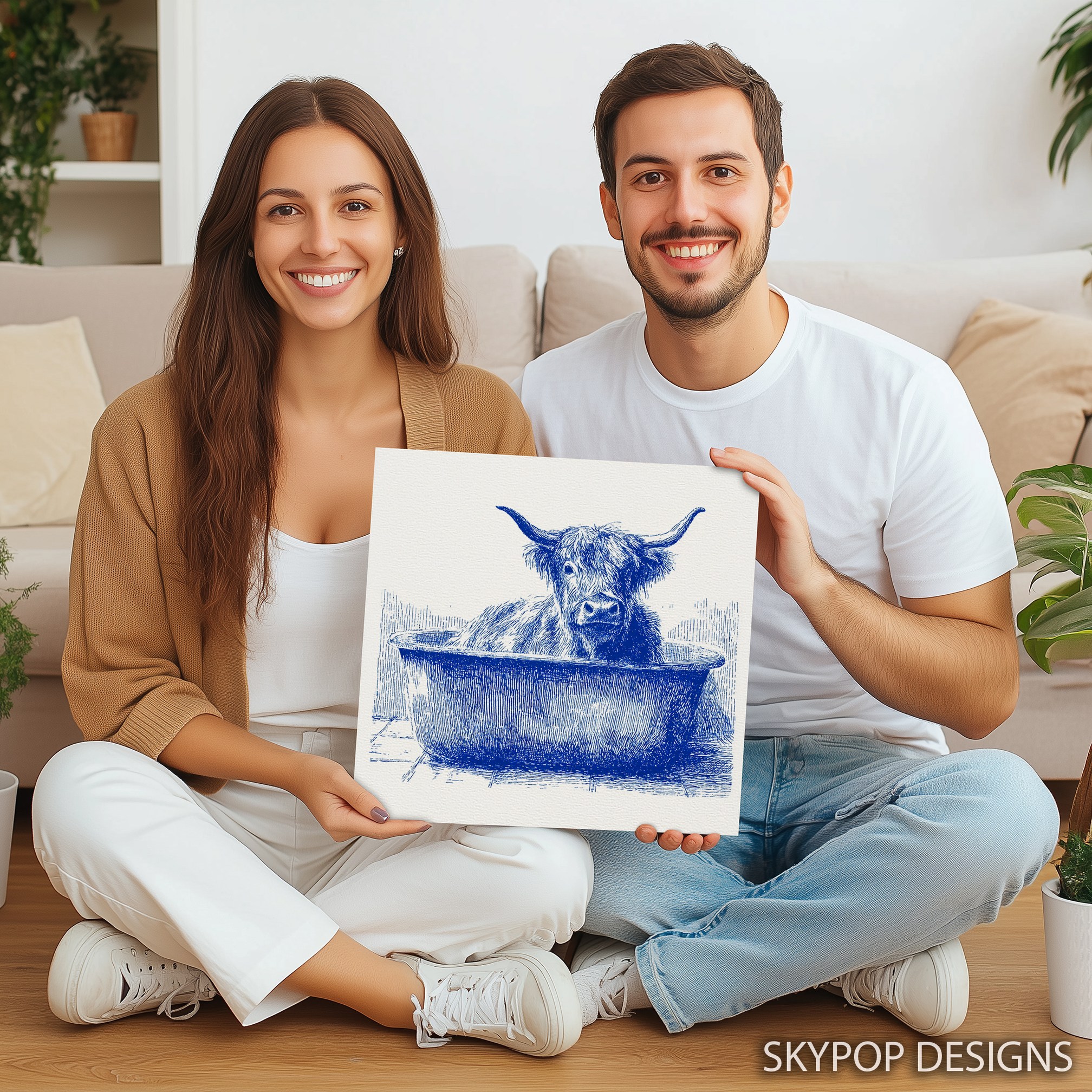 9.jpg Highland Cow Art
