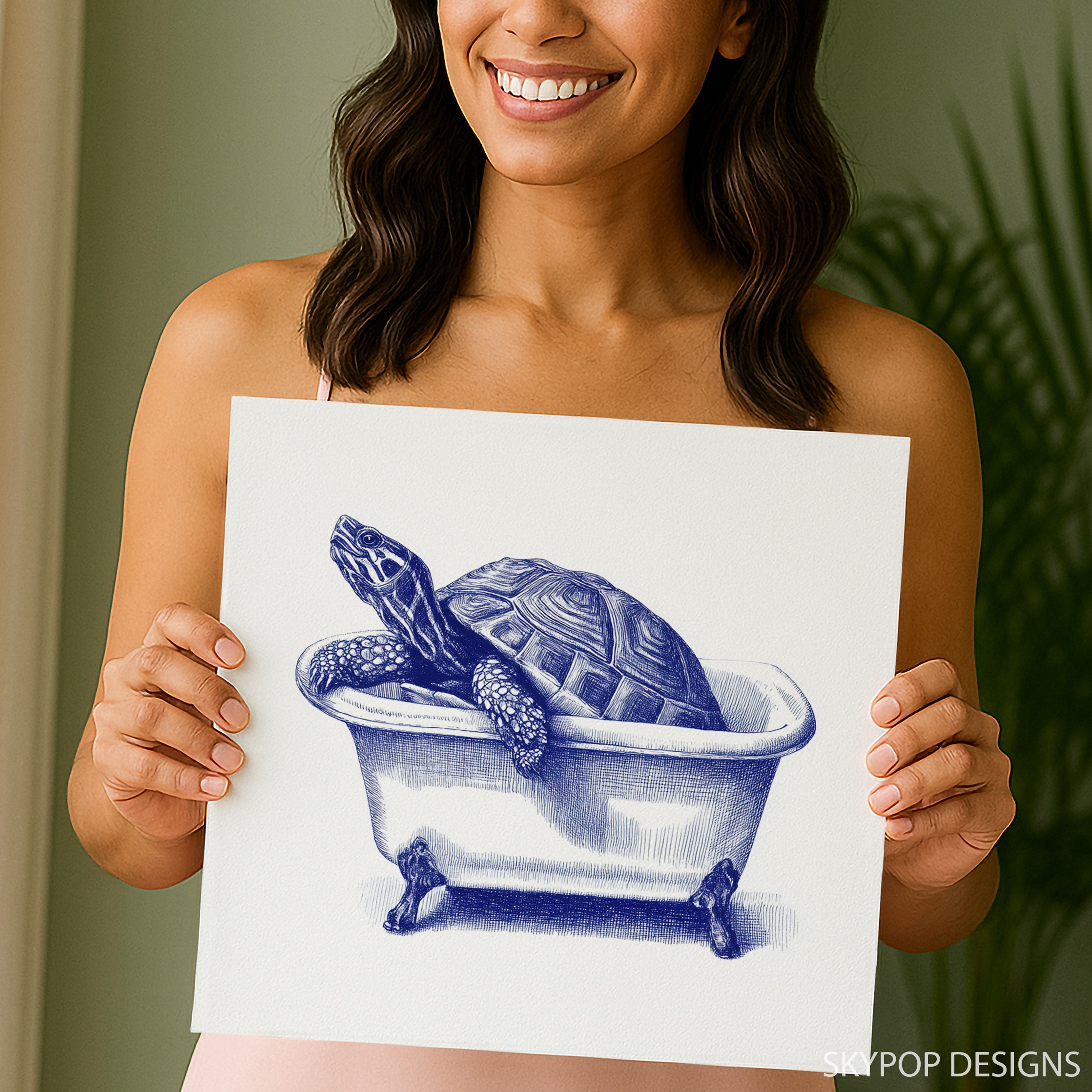 9.jpg Turtle Bathtub Art