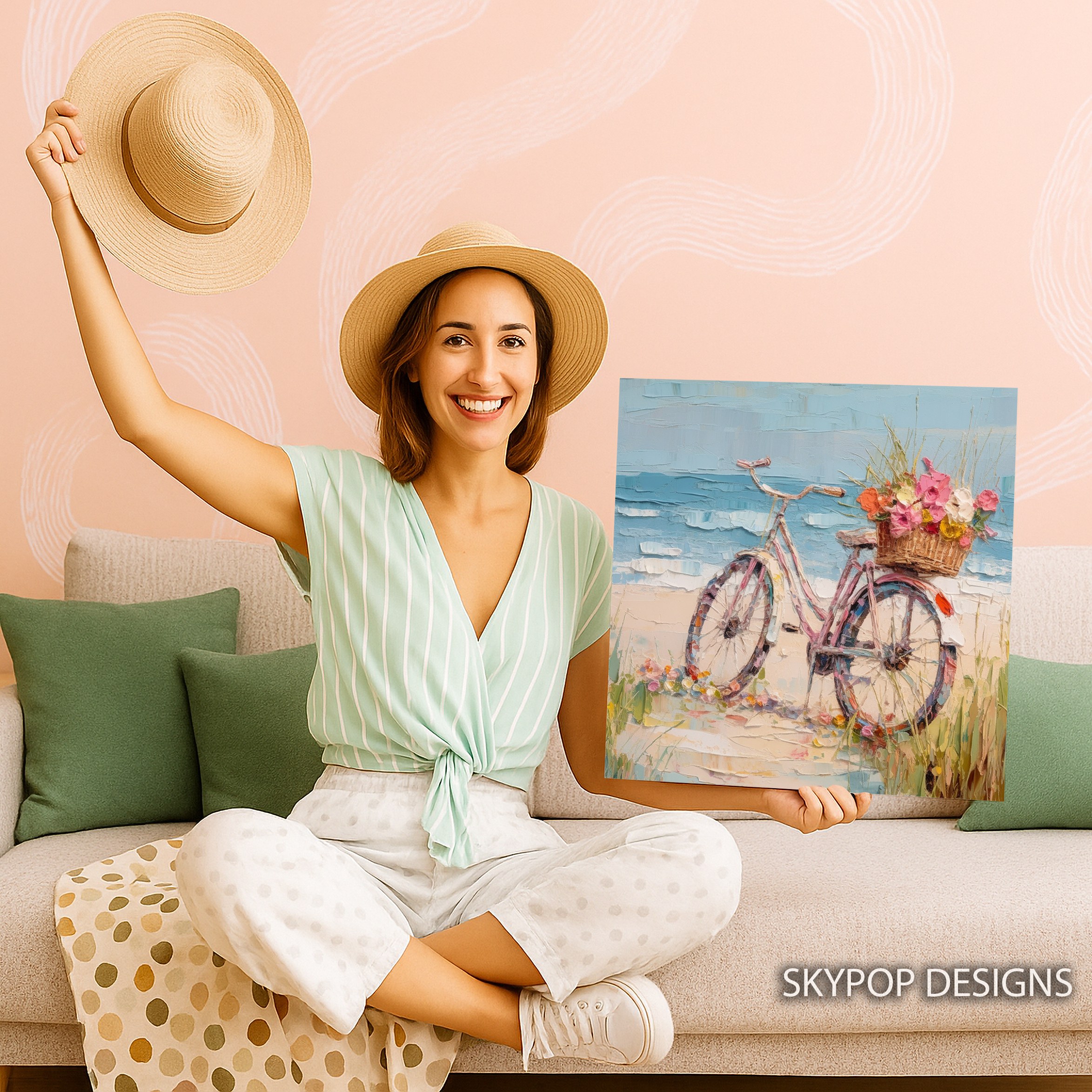 9.jpg Beach Bicycle Bliss Art