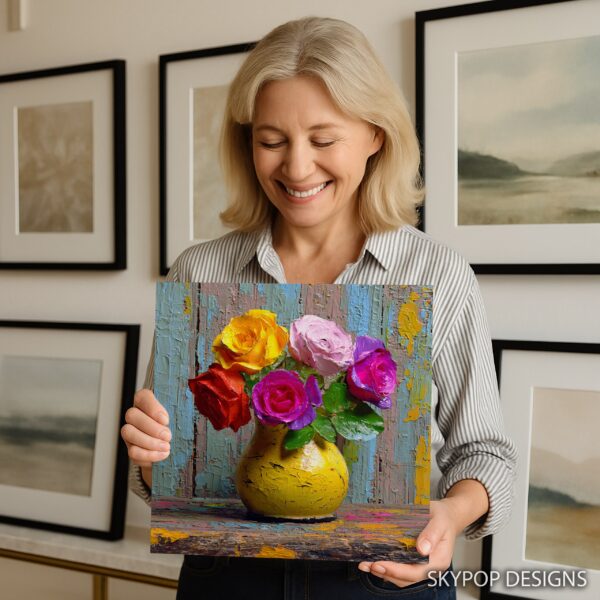 Vibrant Roses Bouquet Art