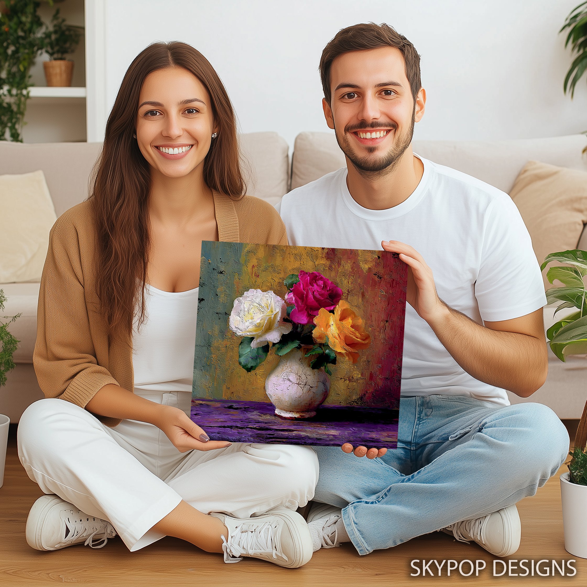 9.jpg Vibrant Rose Bouquet Art