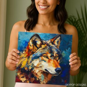 Wolf Portrait Art