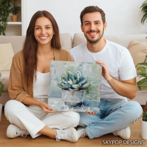 Succulent Serenity Art