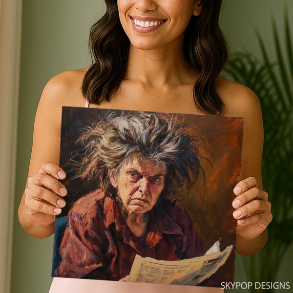 Elderly Reader Art