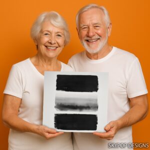 Horizon Brushstroke Art