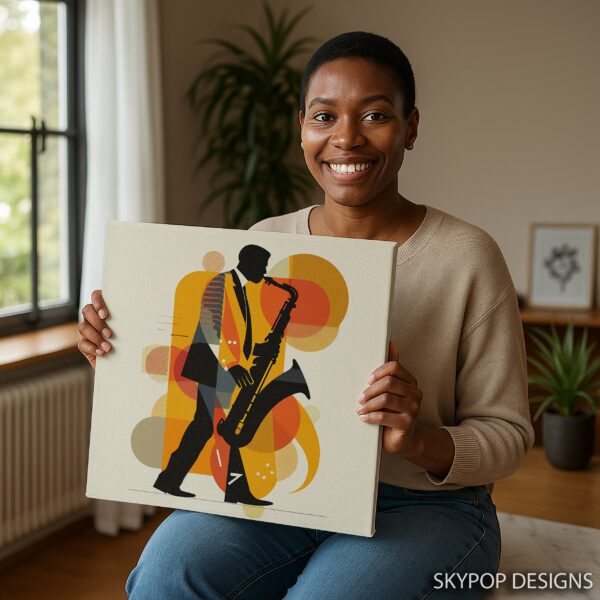 Jazz Saxophone Player Art