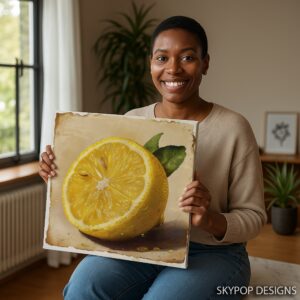 Lemon Slice Art