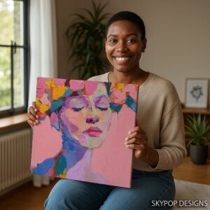 Vibrant Face Art