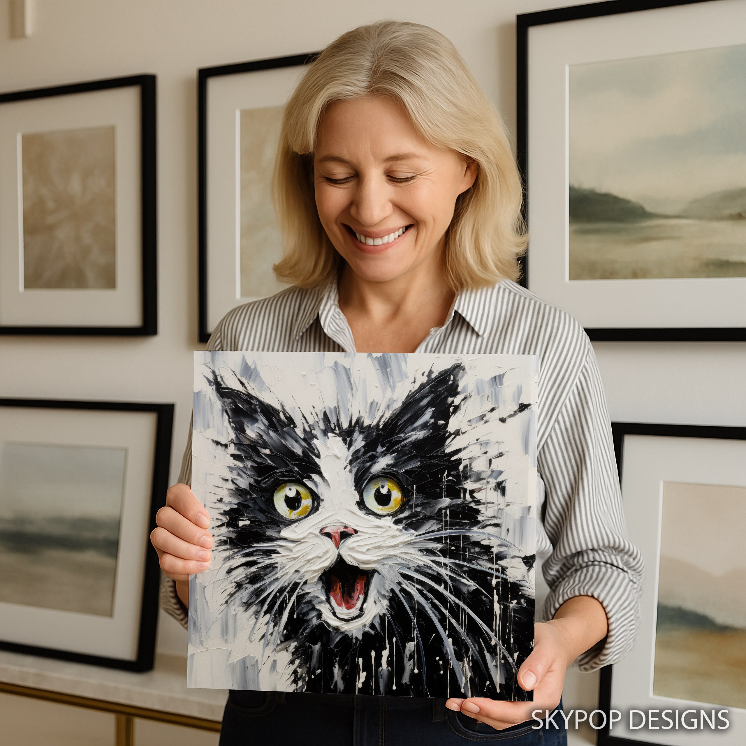 9.jpg Cat Scream Art