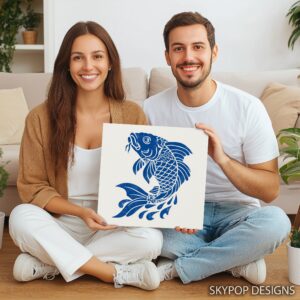 Koi Fish Art