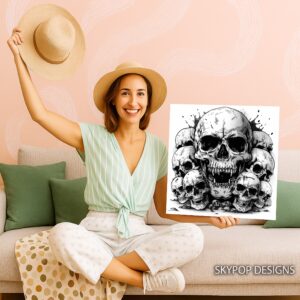 Skull Cluster Art