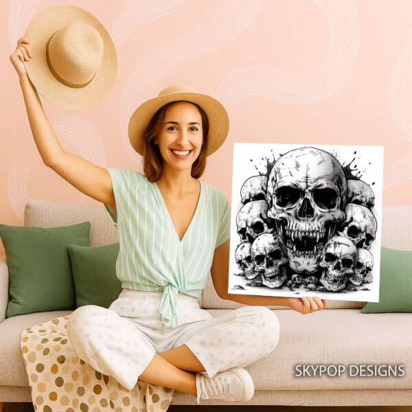 Skull Cluster Art