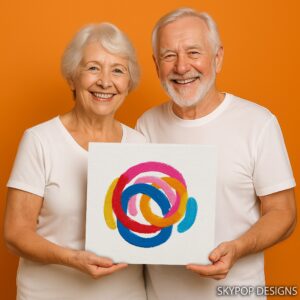 Colorful Swirl Art