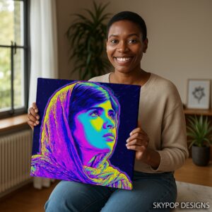 Neon Portrait Art