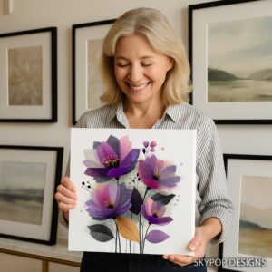 Purple Blossom Art