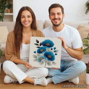 Blue Poppy Art