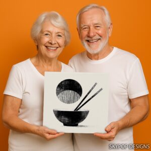 Zen Chopsticks Bowl Art