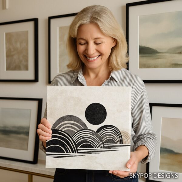 Geometric Landscape Art