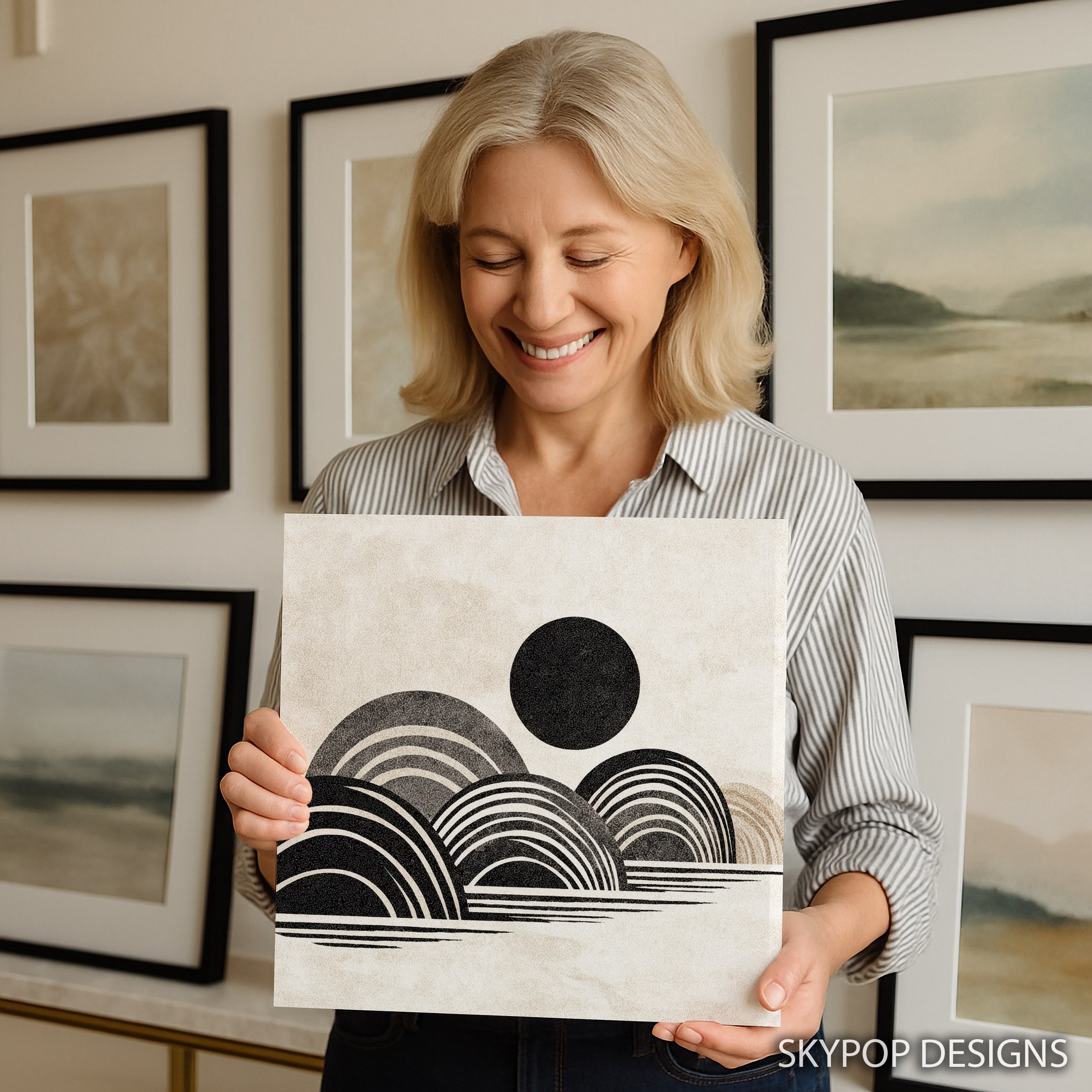 9.jpg Geometric Landscape Art