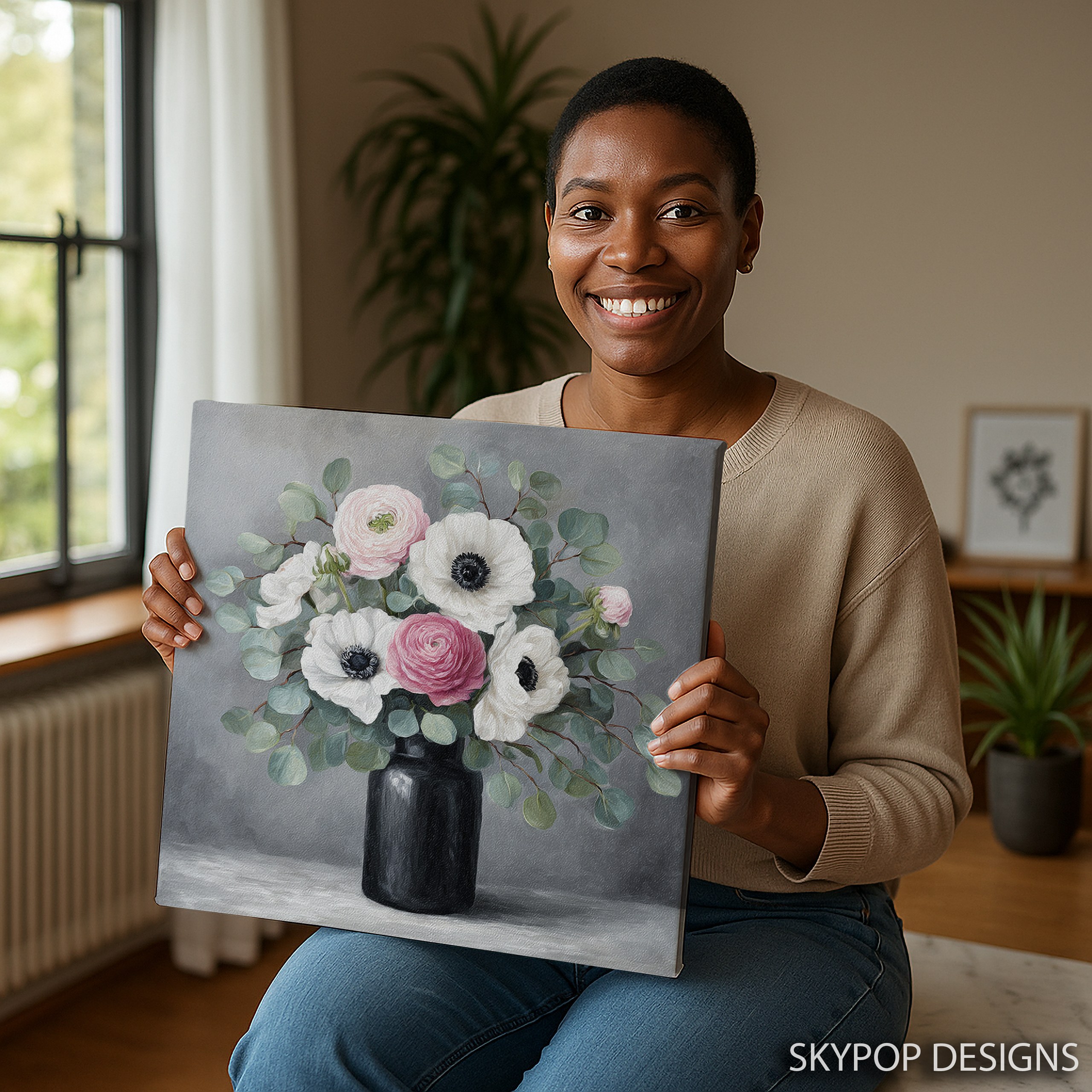 9.jpg Elegant Floral Vase Art