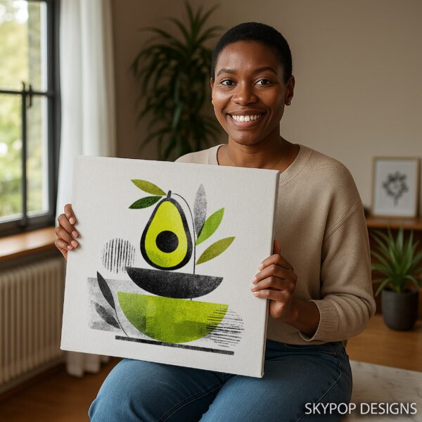 Avocado Bowl Art