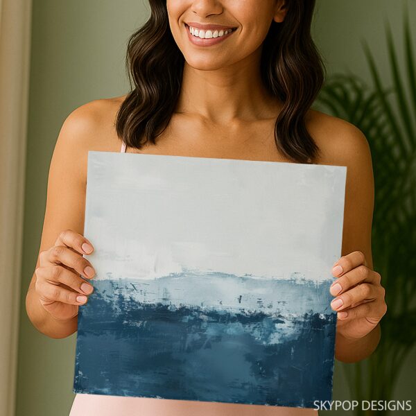 Coastal Horizon Abstract Art