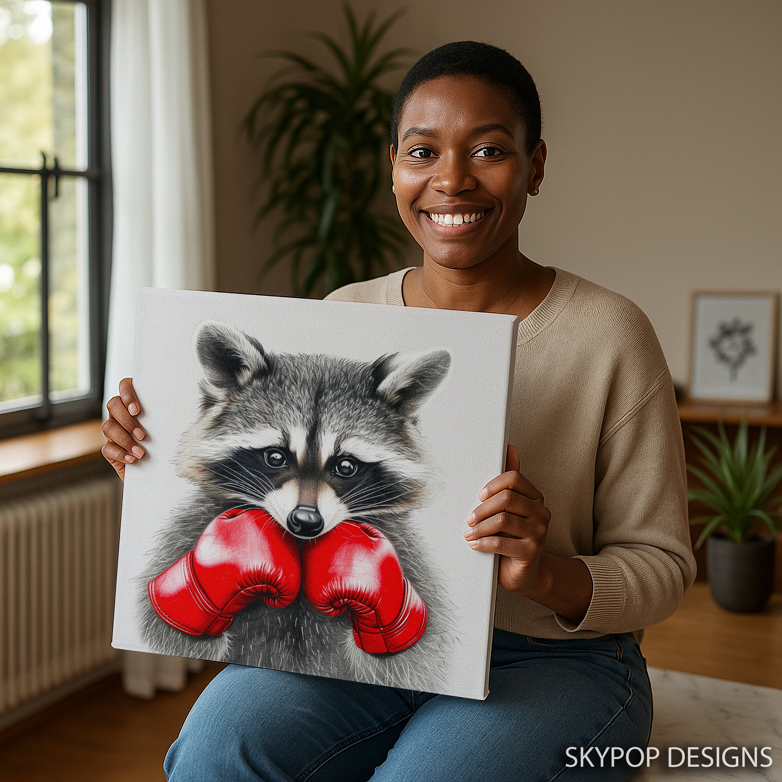 9.jpg Raccoon Art