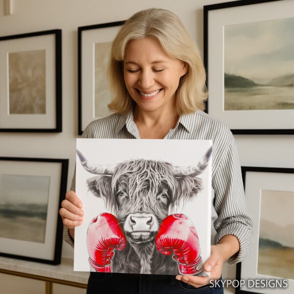 Highland Cow Art