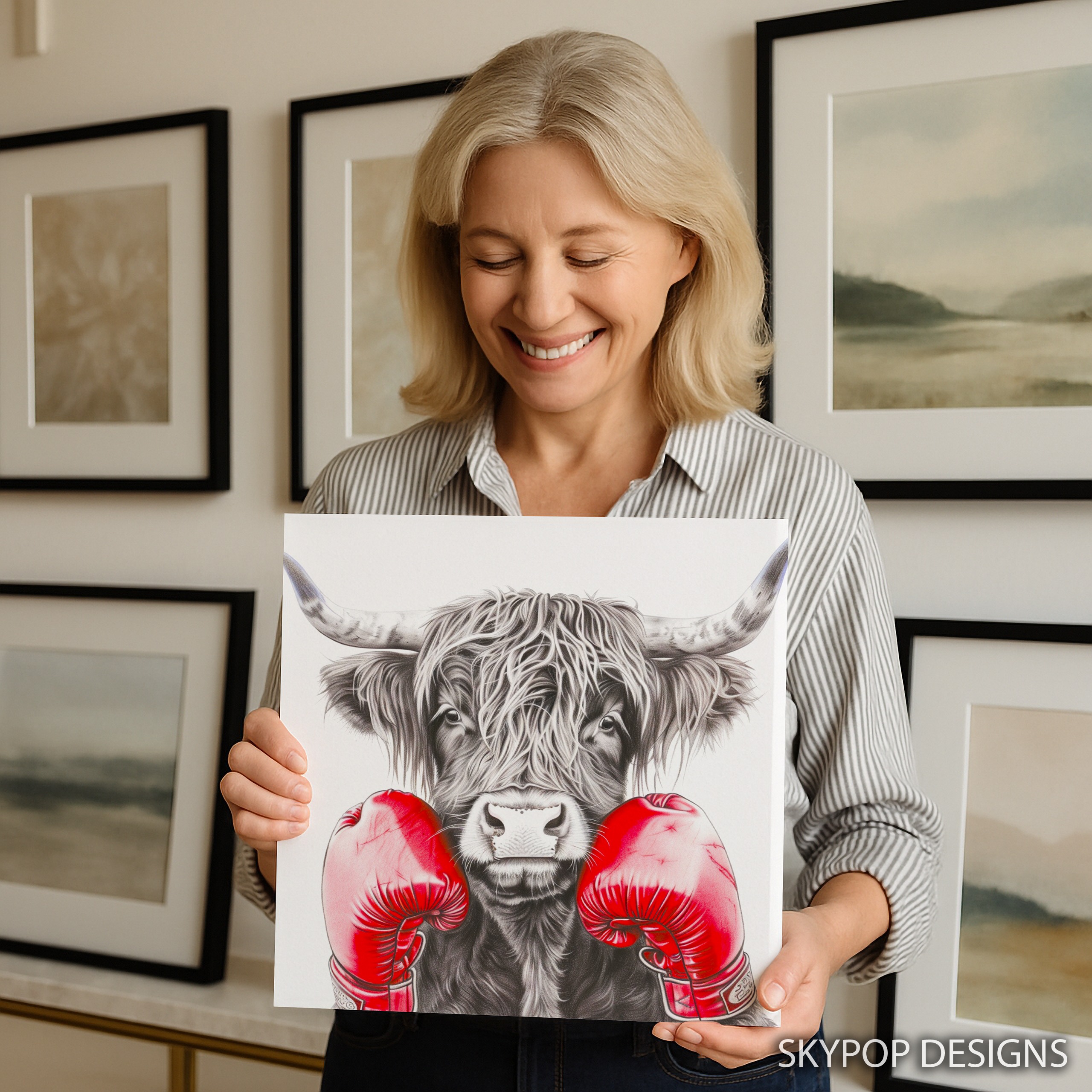 9.jpg Highland Cow Art