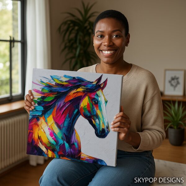 Colorful Horse Art