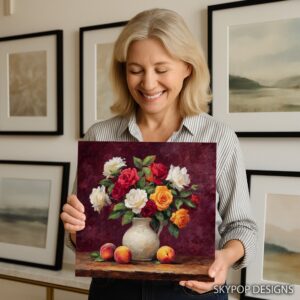 Vibrant Rose Bouquet Art