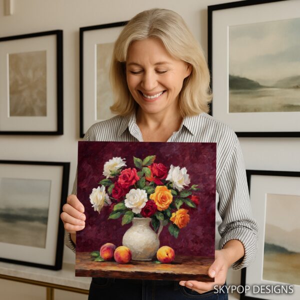 Vibrant Rose Bouquet Art