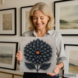 Dark Lotus Blossom Art