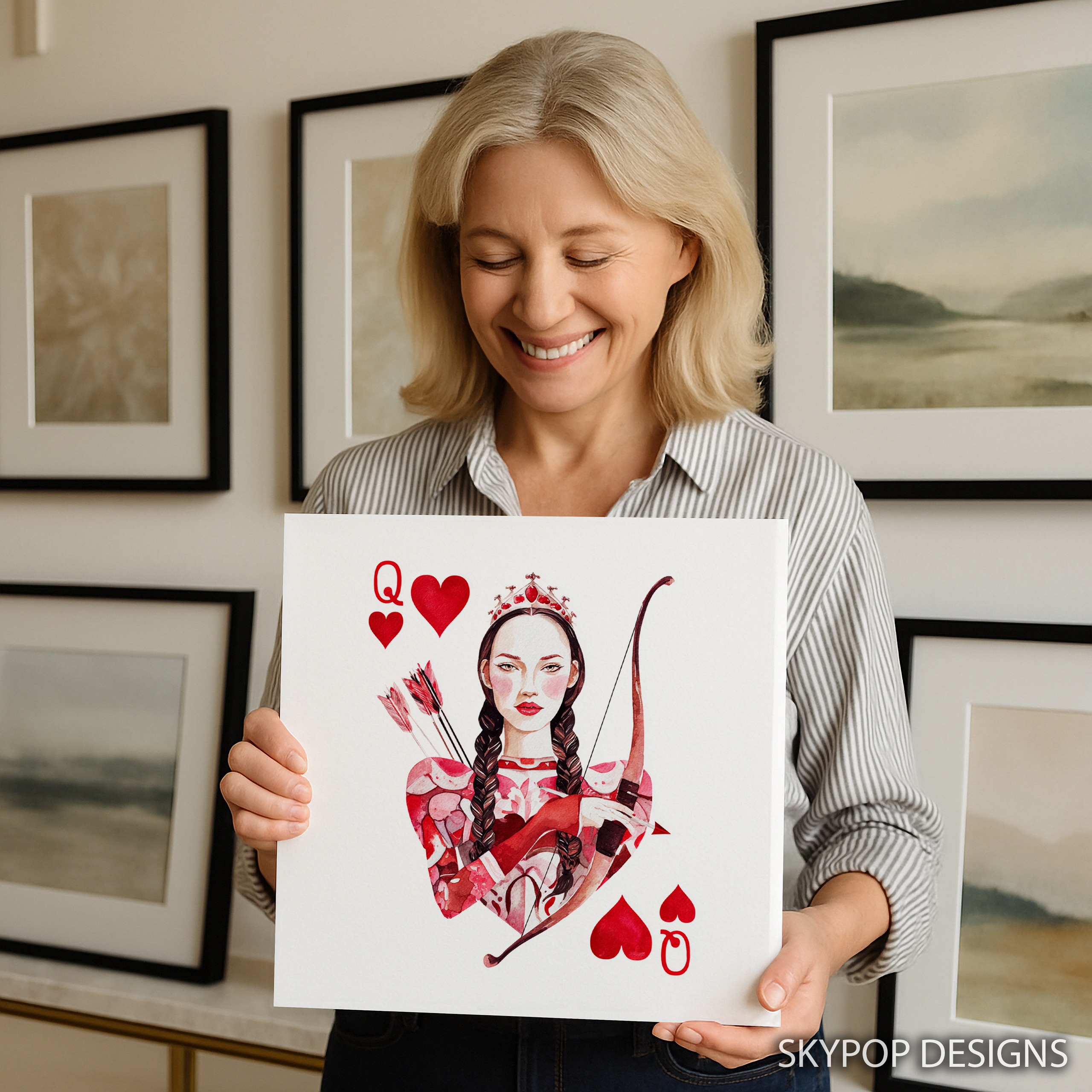 9.jpg Queen of Heart Archer Art