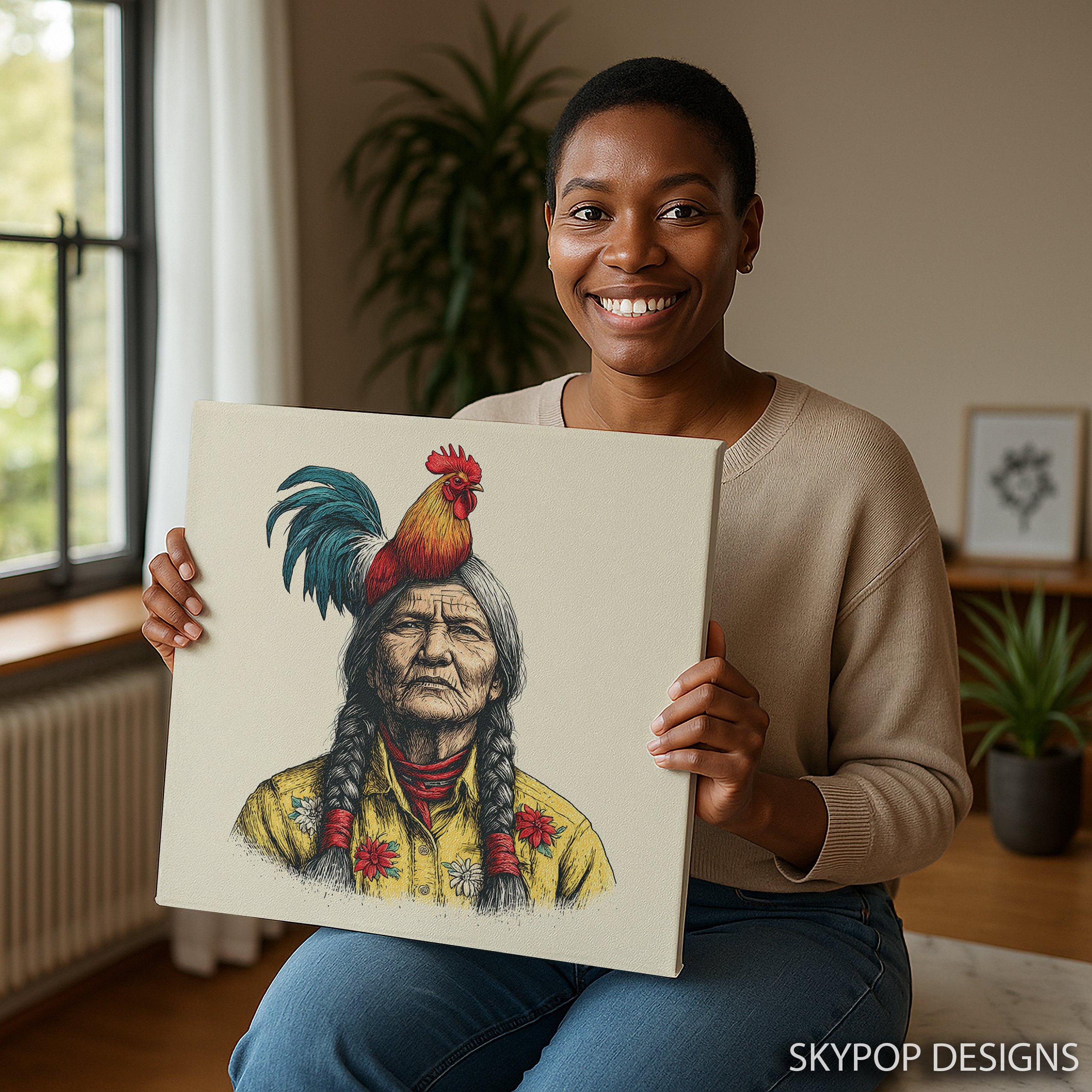 9.jpg Rooster Art