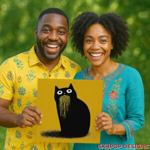 Cat Spaghetti Art