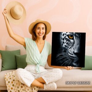 Snow Leopard Eye Art