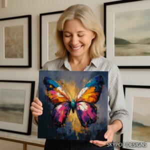 Butterfly Art Canvas or Poster