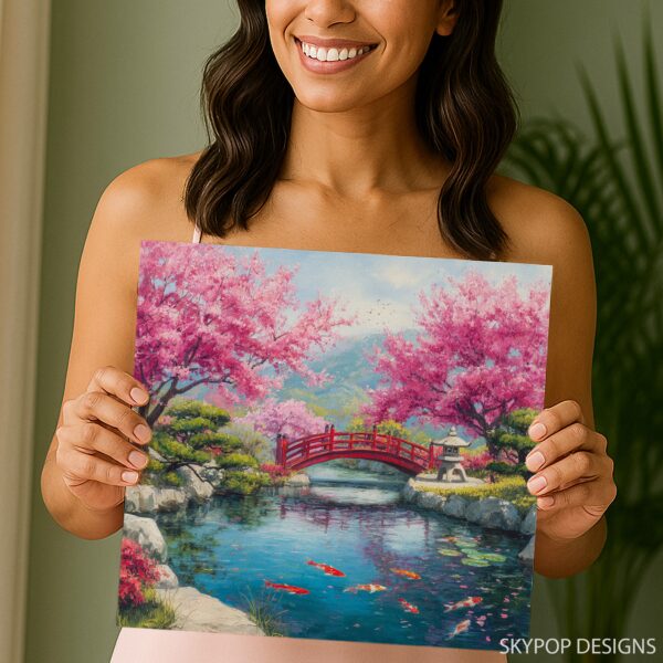 Cherry Blossom Bridge Art