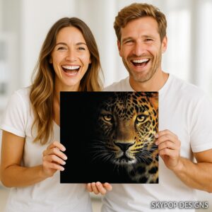 Leopard Face Art