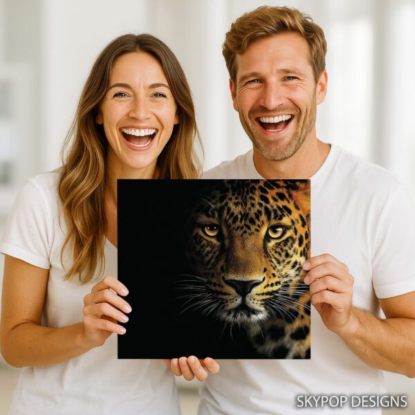 Leopard Face Art