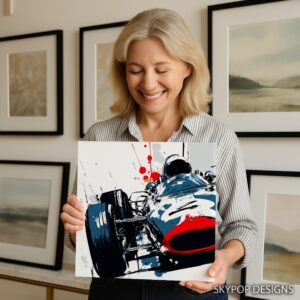 Vintage Racing Car Art
