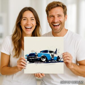 Classic Race Car Art