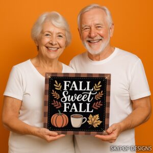 Fall Plaid Pumpkin Art