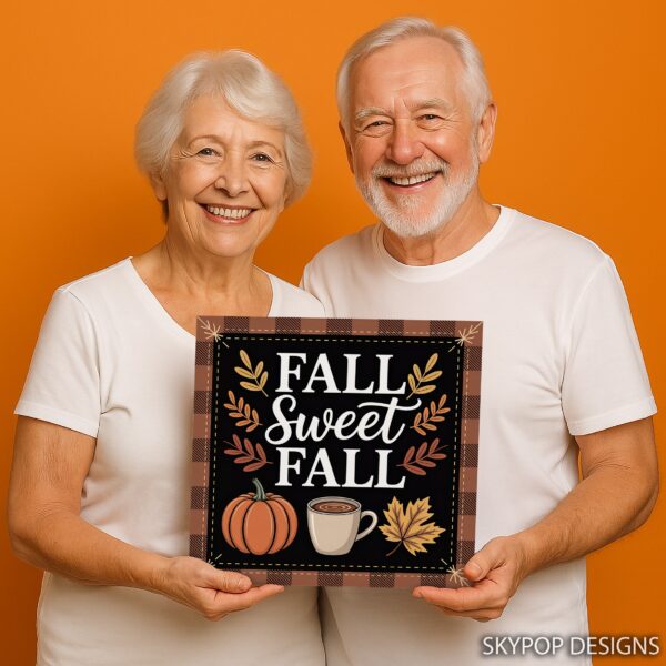 Fall Plaid Pumpkin Art