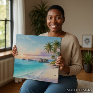 Tropical Paradise Beach Art