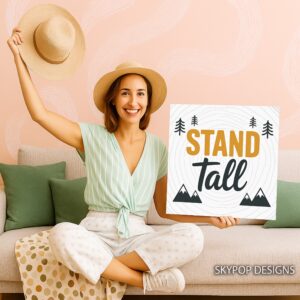 Stand Tall Mountain Art