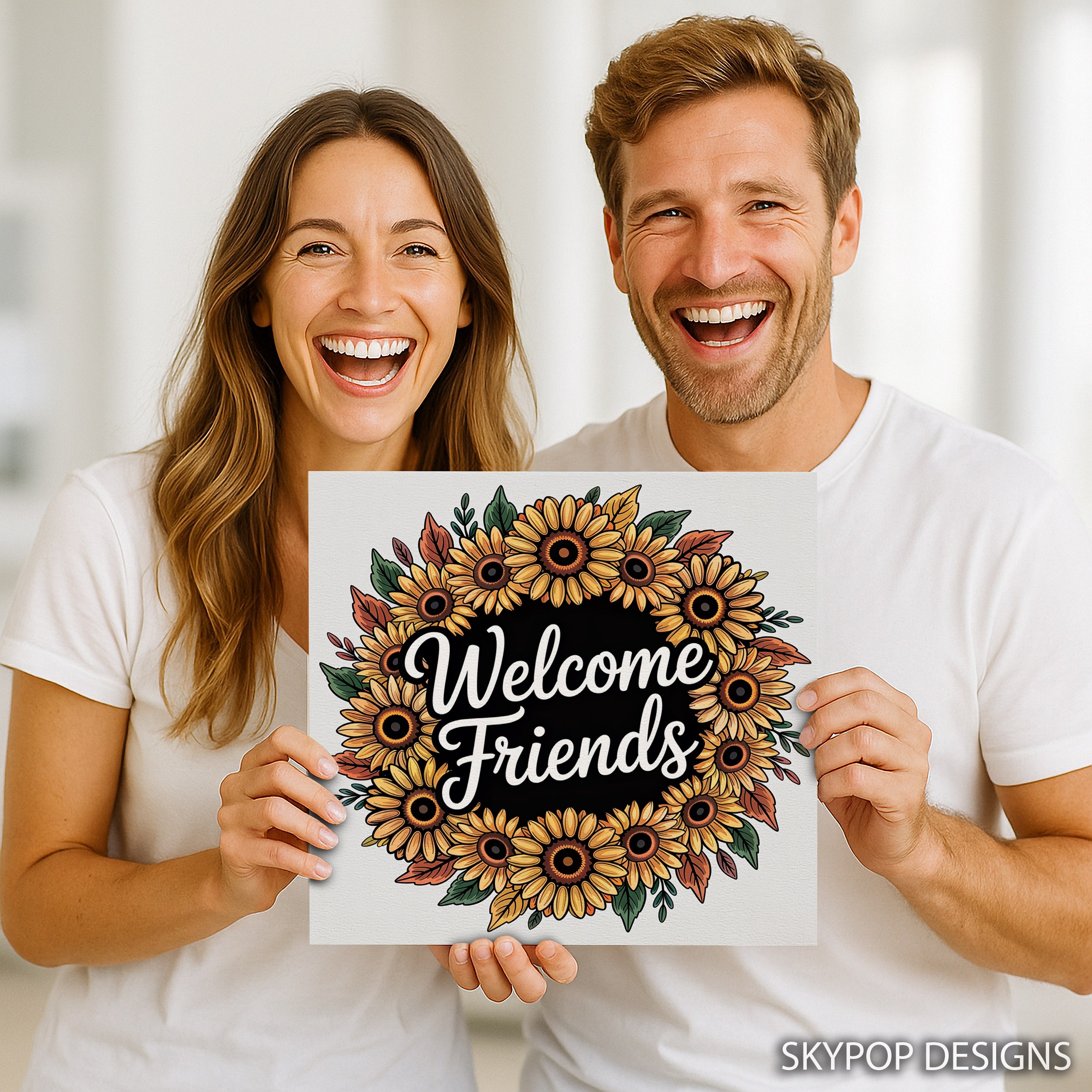 9.jpg Sunflower Welcome Sign Art