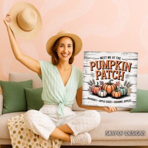 Autumn Pumpkin Patch Art